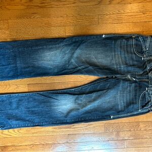 Men's Straight Jeans in Deep Indigo